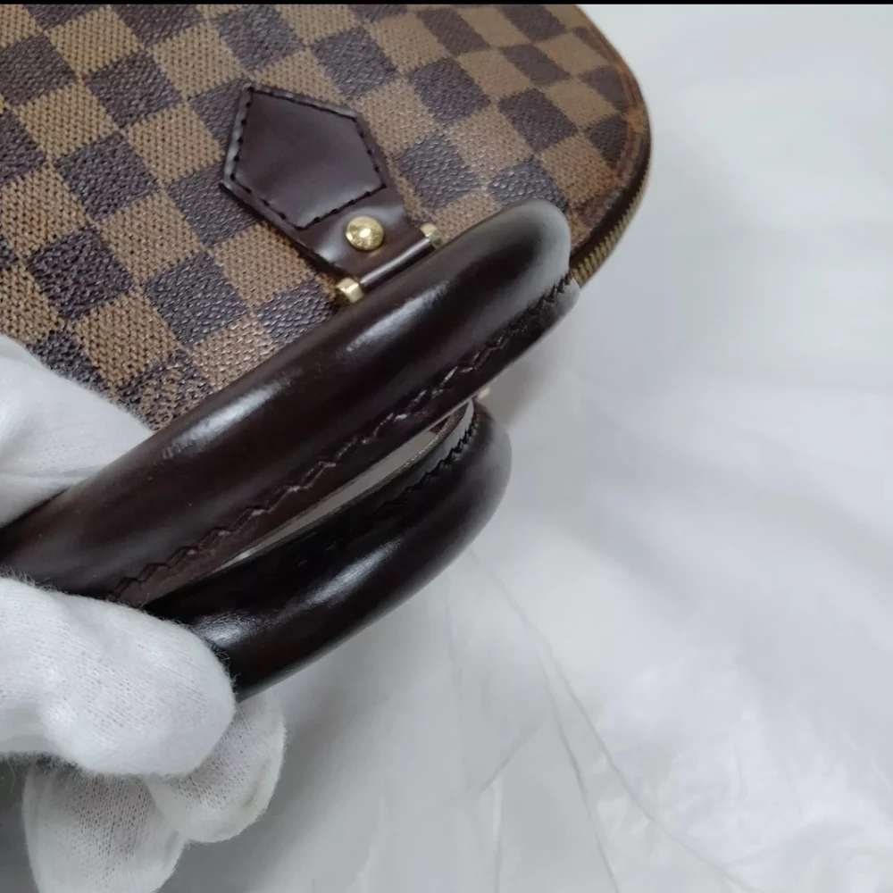 Louis Vuitton Alma Pm Damier Ebene Leather/Canvas Handbag - Picture 10 of 16